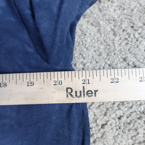 Vintage The Mountain Shirt Medium Blue American Flag Wolves Jeremy Paul 2001 - Picture 7 of 7